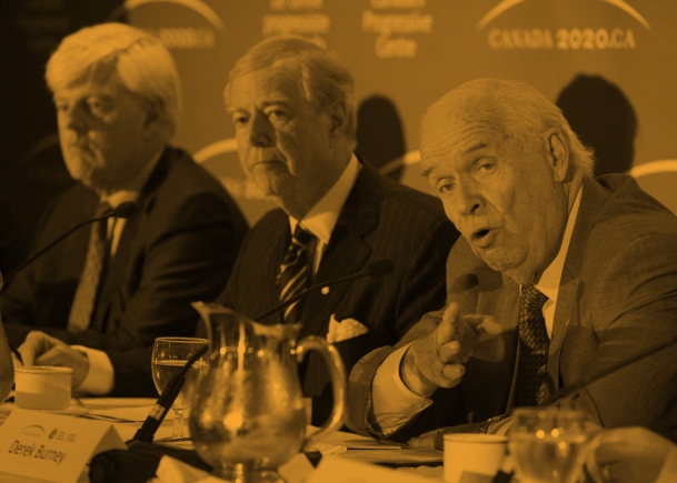 Canada 2020 Craig Alexander, Senior VP & Chief Economist, TD Bank Financial GroupDerek Burney, OC, LLD, Senior Strategic Advisor, Norton Rose LLPHon. John Manley, PC, President & CEO, Canadian Council of Chief ExecutivesJayson Myers, President & CEO, Canadian Manufacturers & Exporters